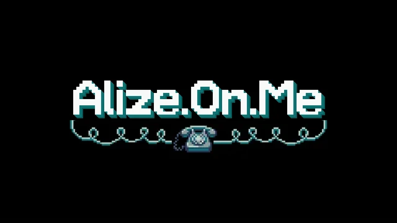 Logótipo em pixel art de Alize.On.Me